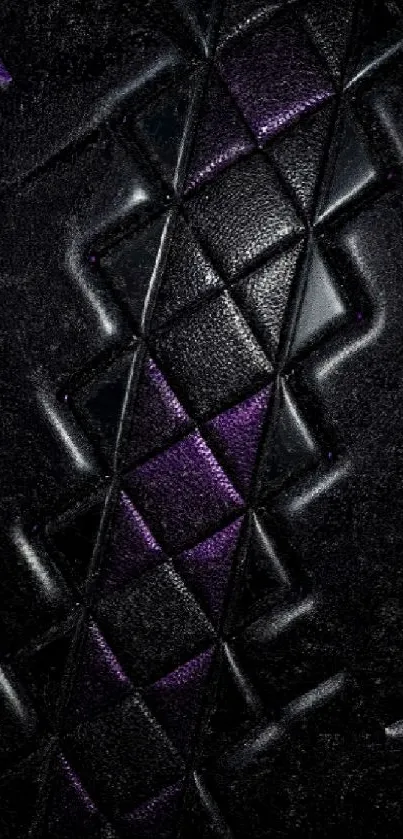 Dark purple textured wallpaper with geometric patterns.