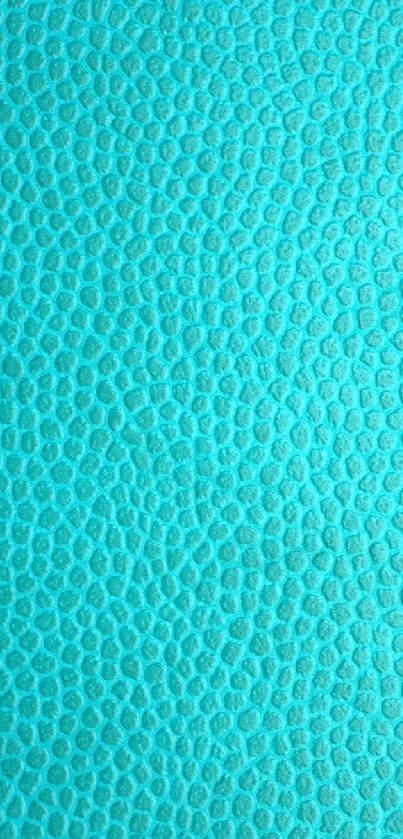 Turquoise textured wallpaper with pebble pattern.