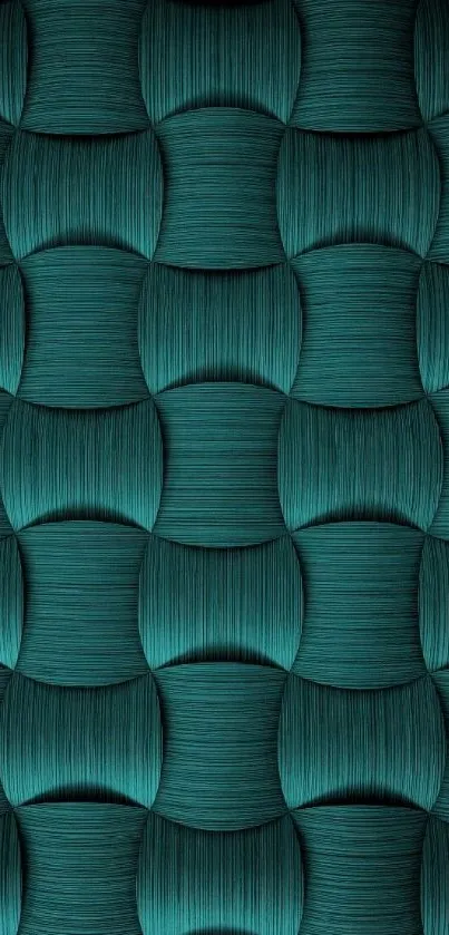 Teal textured 3D pattern wallpaper for mobile.