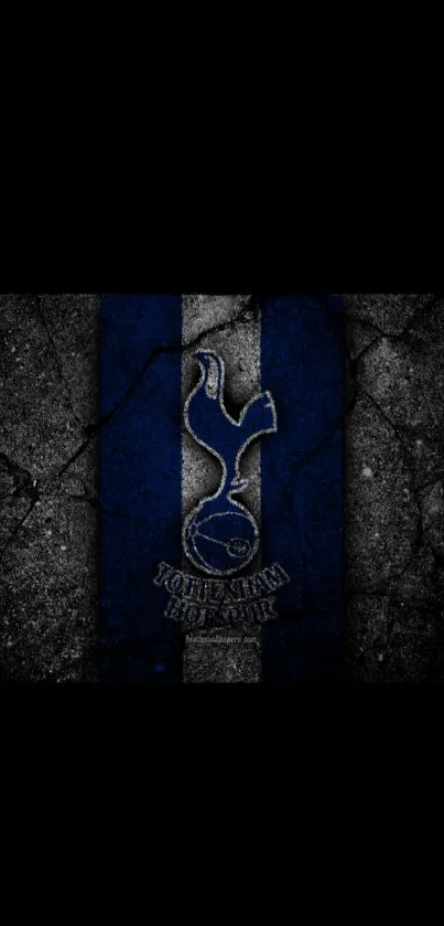 Dark and bold Tottenham Hotspur logo wallpaper