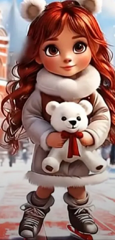 Toy Doll Red Live Wallpaper