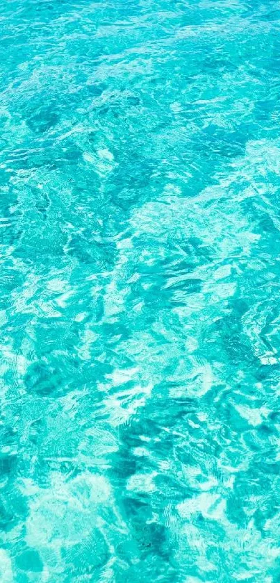 Turquoise water with a calming oceanic texture.