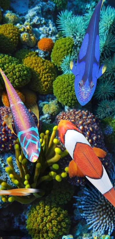 Tropical Fishes Live Wallpaper