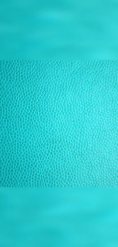 Turquoise leather texture mobile wallpaper with vibrant colors.