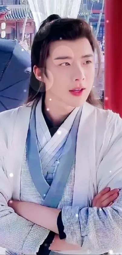 Umbrella Sleeve Collar Live Wallpaper