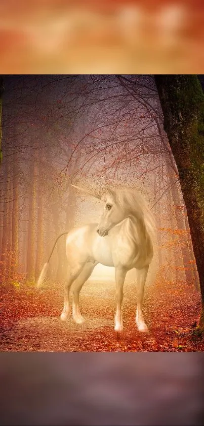 Unicorn Horse Forest Live Wallpaper