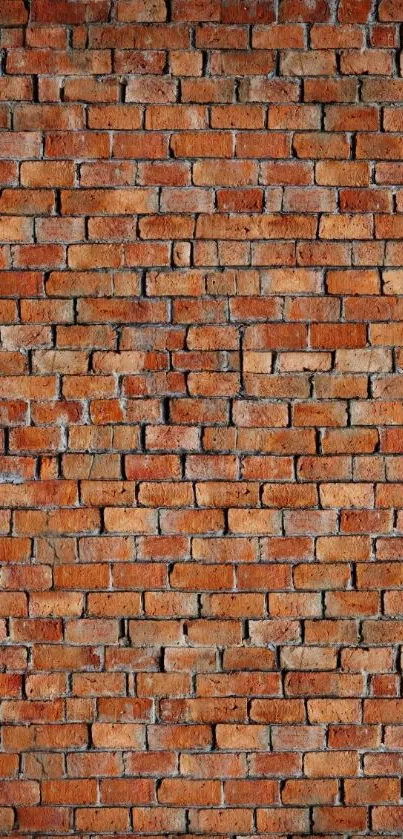 Brick wall mobile wallpaper with rustic, urban texture for style.