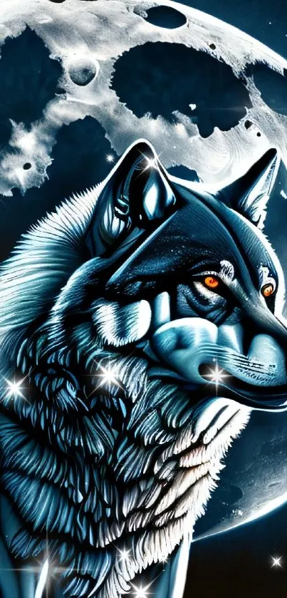 twilight wolf Live Wallpaper