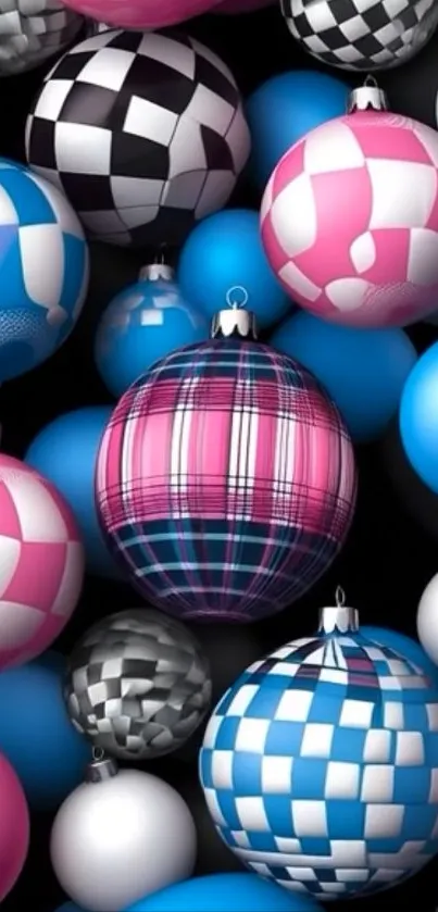 3D geometric colorful orbs in vibrant design.