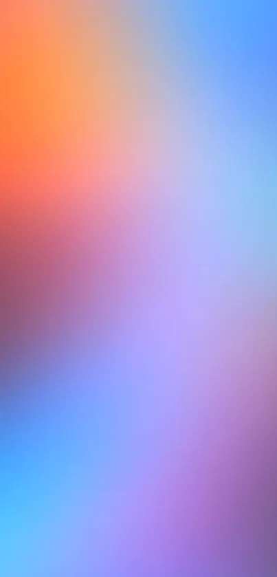 Vibrant abstract color blur wallpaper.