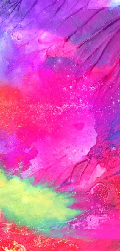 Vibrant, colorful abstract wallpaper art.