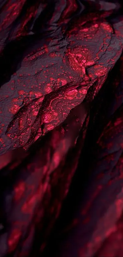 Red abstract lava texture for mobile wallpaper.