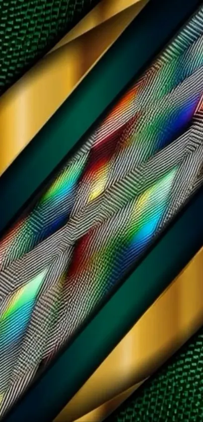 Vibrant abstract wallpaper with colorful lines and patterns.