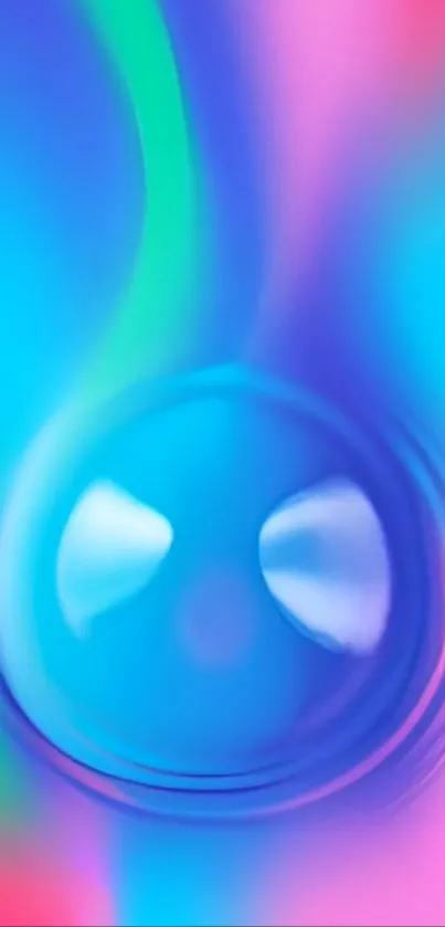 Vibrant abstract mobile wallpaper with colorful design.