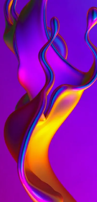 Vibrant abstract wallpaper with colorful swirls.