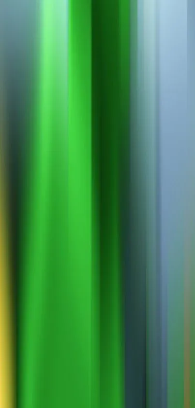 Colorful abstract wallpaper with green, blue, and yellow hues for mobile phones.