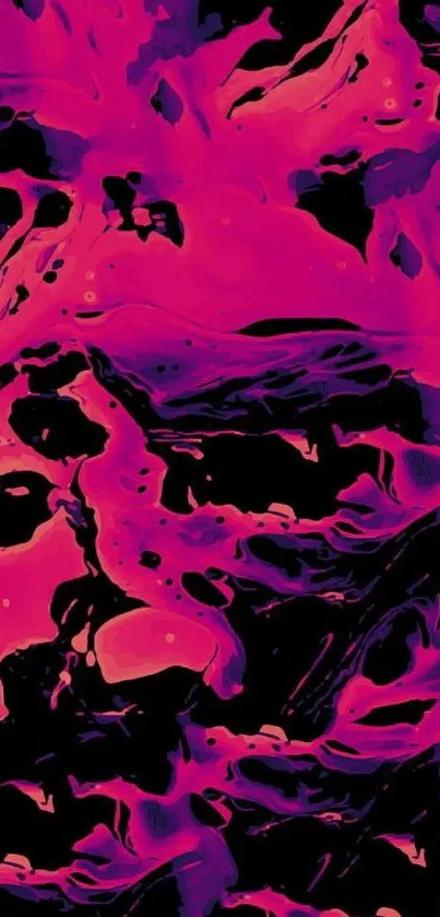 Vibrant abstract wallpaper with bold magenta and violet hues.