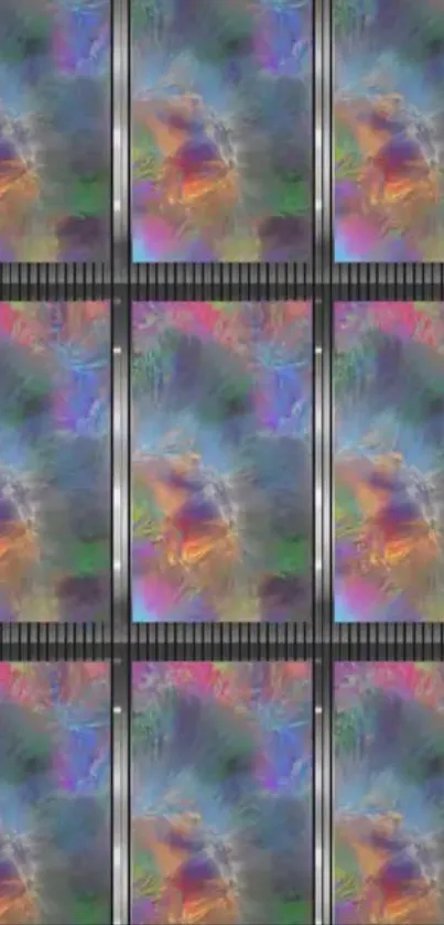 Vibrant abstract wallpaper with colorful hues