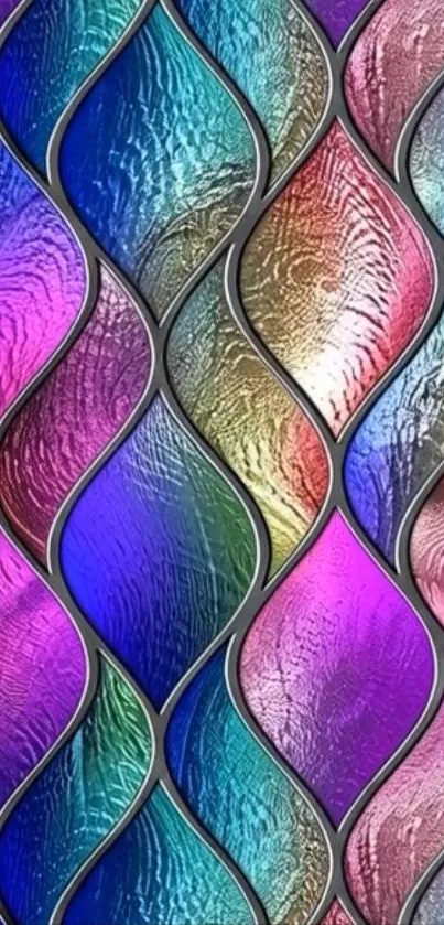 Vibrant abstract wallpaper with colorful patterns and textures.