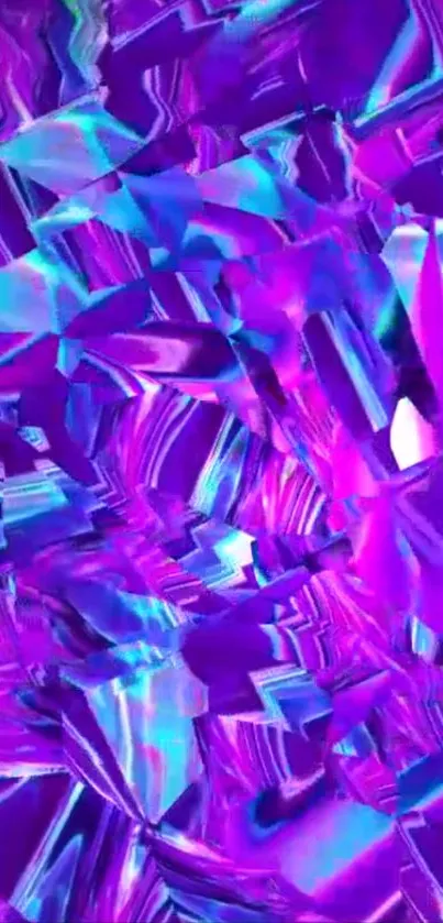 Vibrant abstract purple and blue wallpaper design