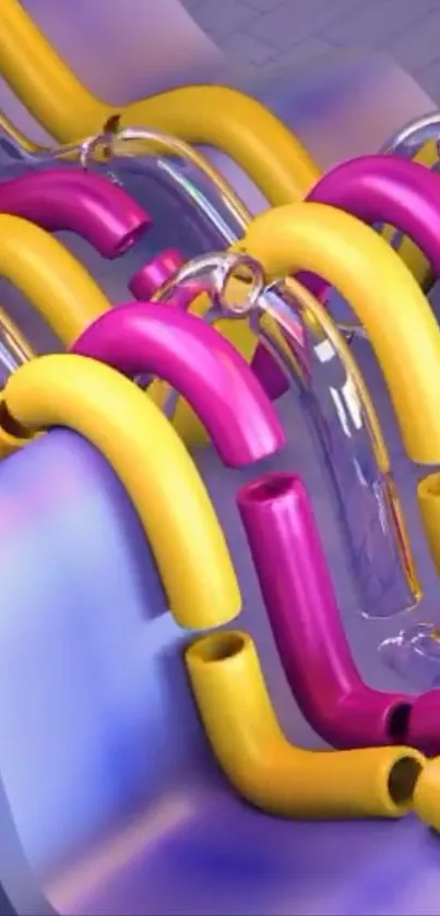 Colorful abstract wave design with vibrant curves and dynamic motion.