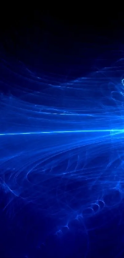 Abstract blue energy wallpaper with vibrant light effects.