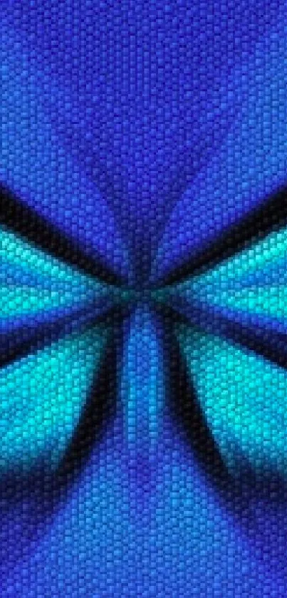 Vibrant abstract blue pattern wallpaper for mobile phones.