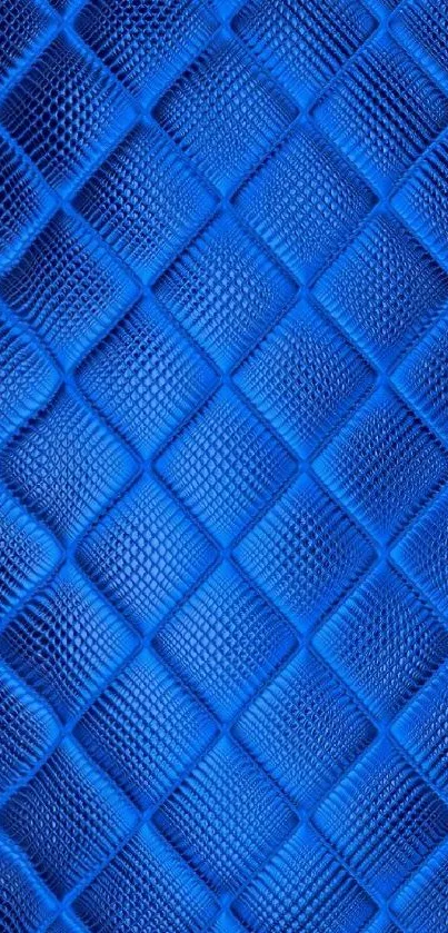 Vibrant blue textured pattern wallpaper for mobile.