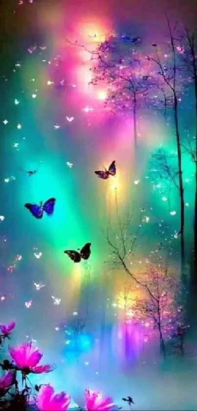 Colorful butterfly fantasy with vibrant hues.