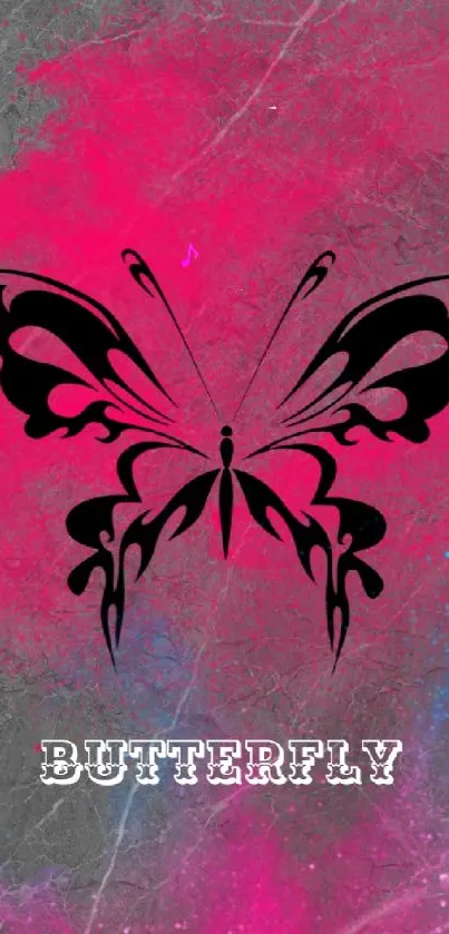 Artistic butterfly wallpaper with vibrant colors and textures.