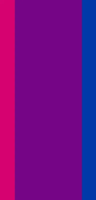 Vibrant mobile wallpaper with magenta, purple, and blue color blocks.