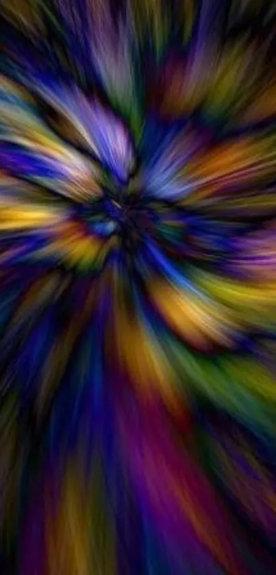 Vibrant burst of dynamic colors in abstract design.