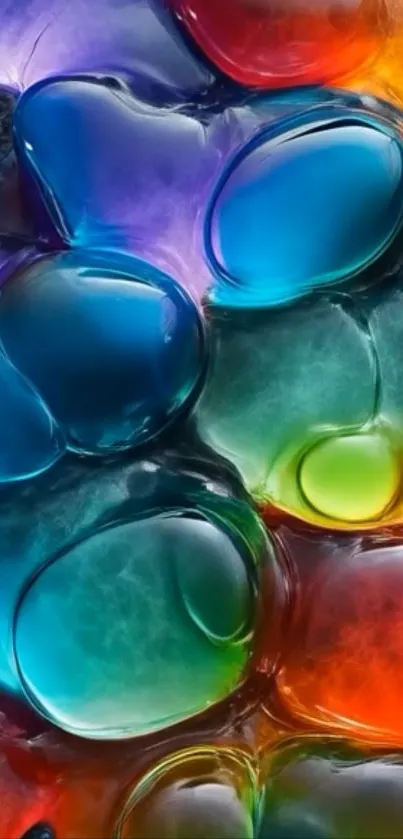 Colorful abstract design with vibrant hues