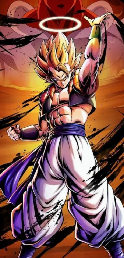 Dragon Ball anime hero in powerful pose.