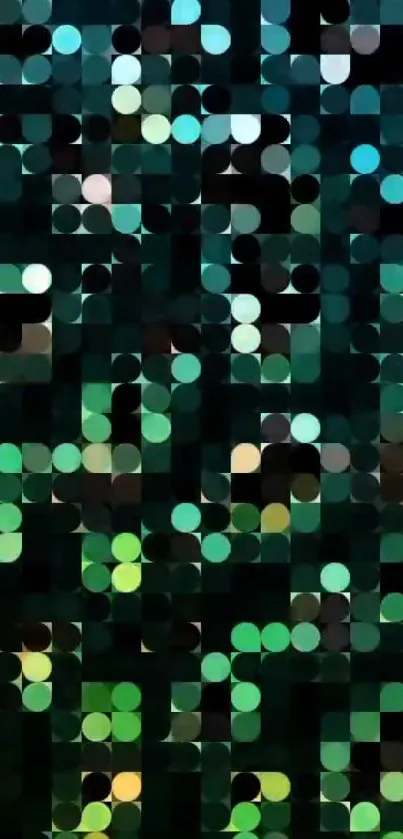 Vibrant geometric mobile wallpaper with dynamic colors and shapes.