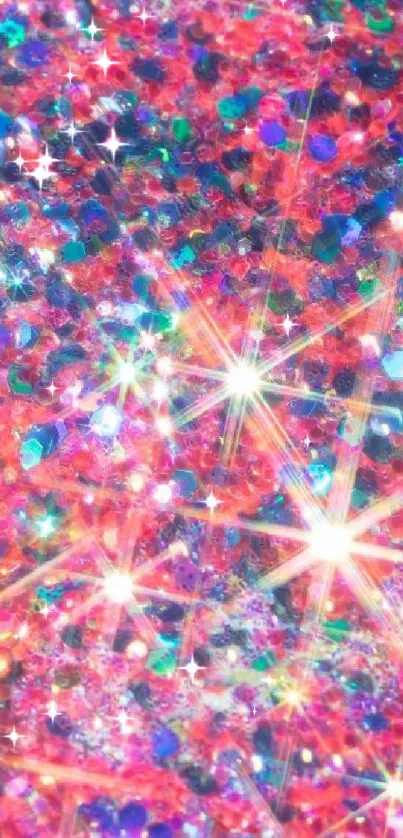 A vibrant and dazzling glitter wallpaper for mobile devices.