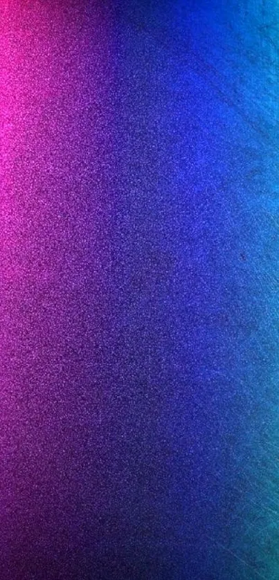 Vibrant gradient wallpaper with pink, purple, and teal colors.