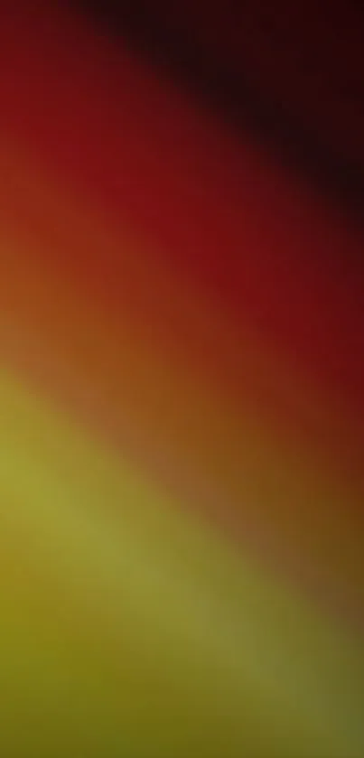 Vibrant gradient wallpaper with red and yellow hues for mobile phone.