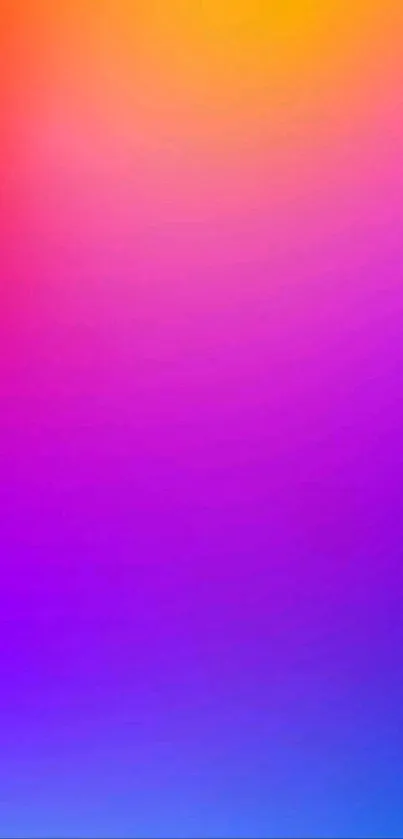 Colorful gradient wallpaper with purple, pink, and yellow hues.