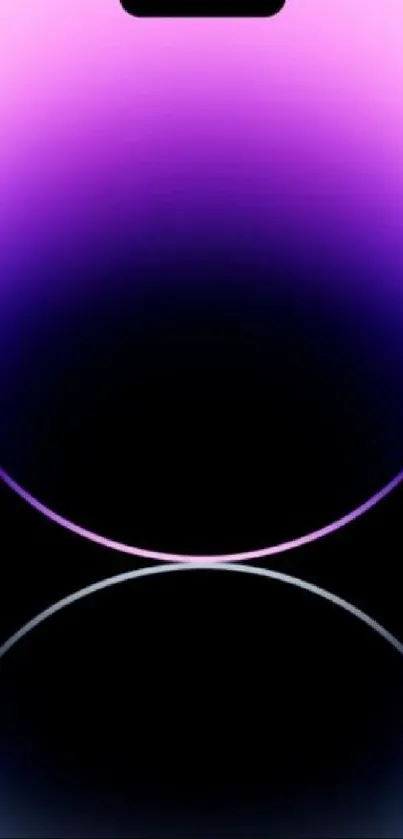 Gradient mobile wallpaper in pink and purple hues.