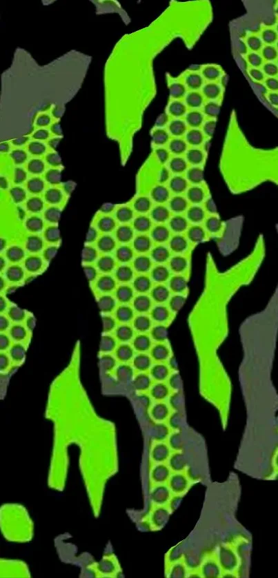 Green camouflage pattern wallpaper for mobile.