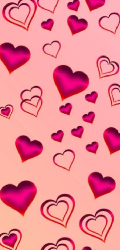 Colorful heart-themed wallpaper collection with vibrant designs.