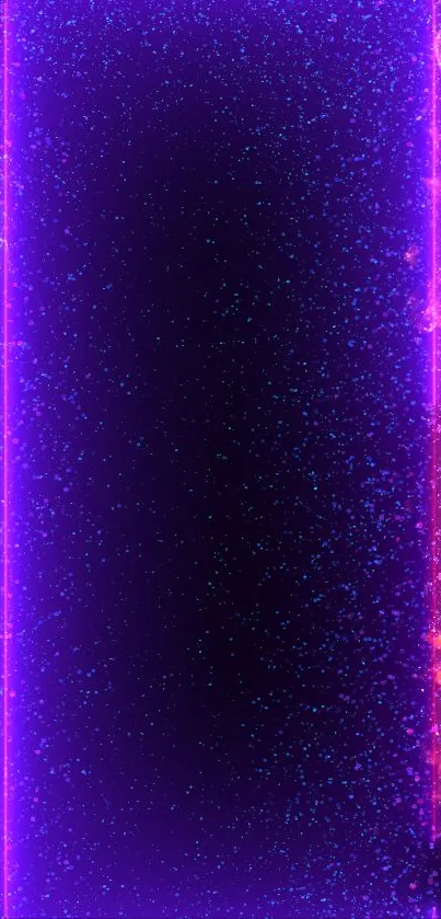 Neon phone wallpaper with glowing blue, pink, and orange edges.