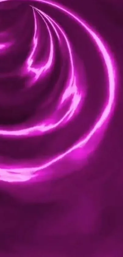 Vibrant neon purple swirl mobile wallpaper.