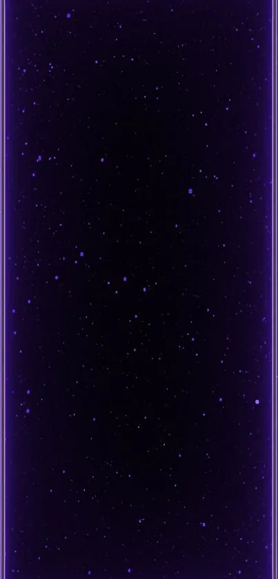 Neon purple mobile wallpaper with stars in a dark cosmic theme.