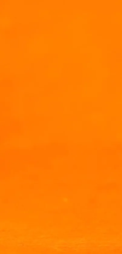 Minimalist vibrant orange mobile wallpaper.