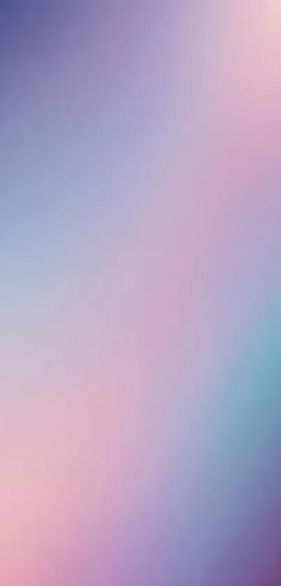 Vibrant pastel gradient wallpaper with soothing purple tones.