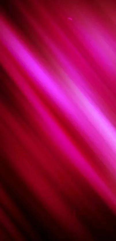 Vibrant pink abstract mobile wallpaper with diagonal stripes.