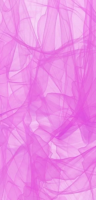 Vibrant pink abstract wallpaper with flowing lines.