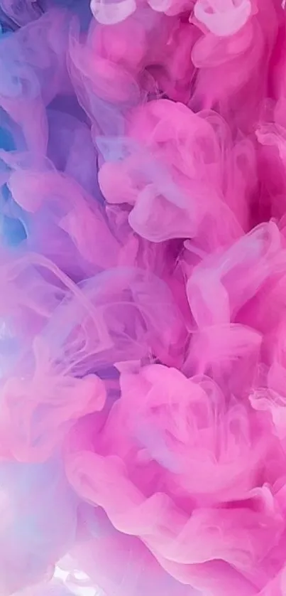 Colorful pink and blue swirling design for phone wallpaper.